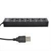 HUB USB 2.0 SWITCH LED X7 - Thumbnail Image 2